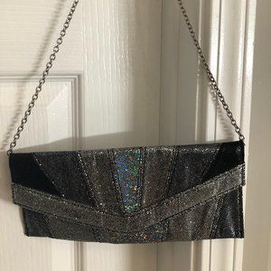 Black and Silver Purse / Clutch